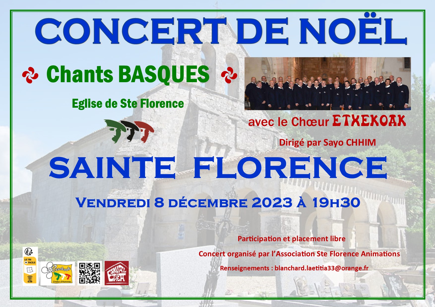 Concerts de Noël du chur Etxekoak