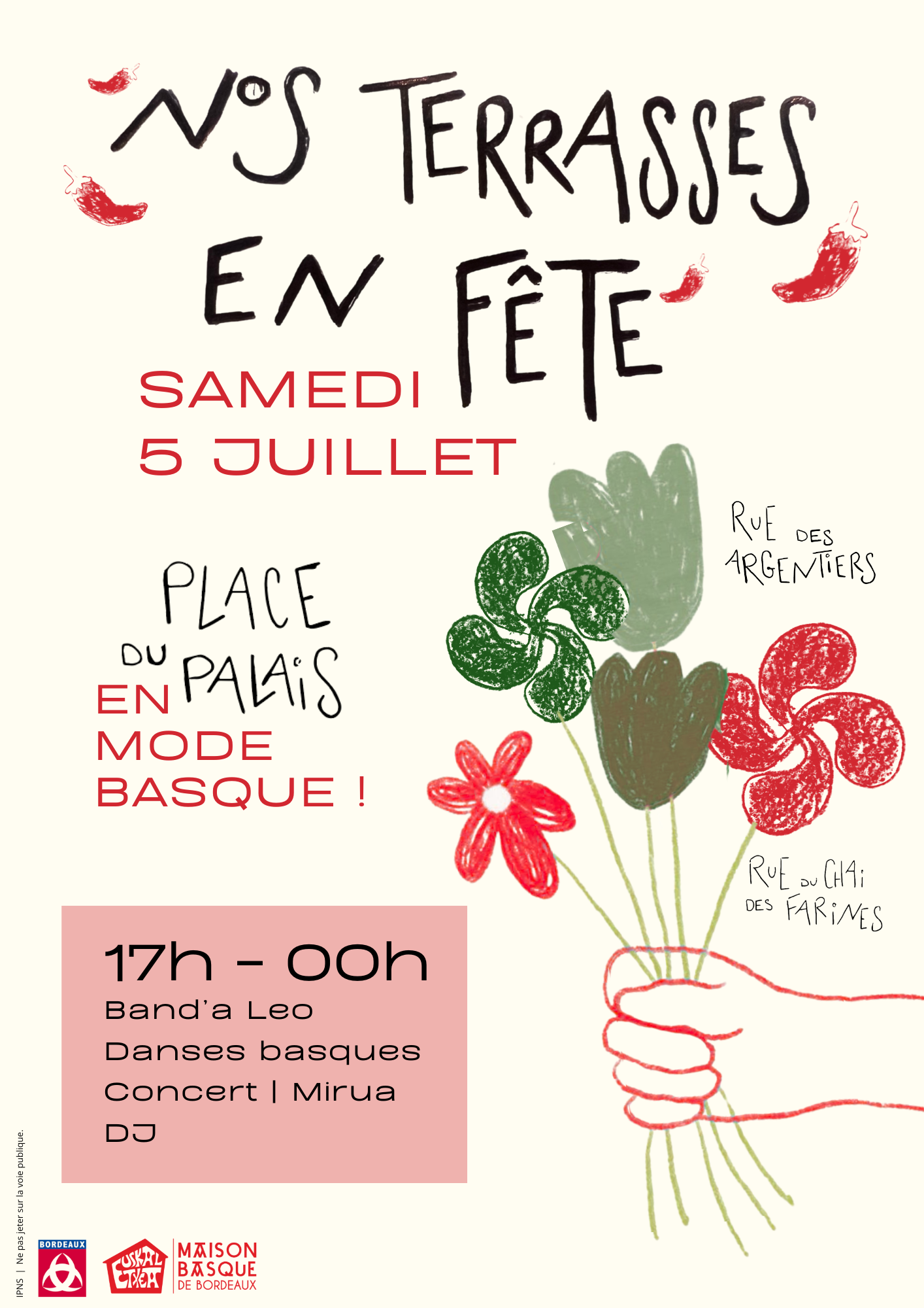 Nos terrasses en fête : en mode basque ! 