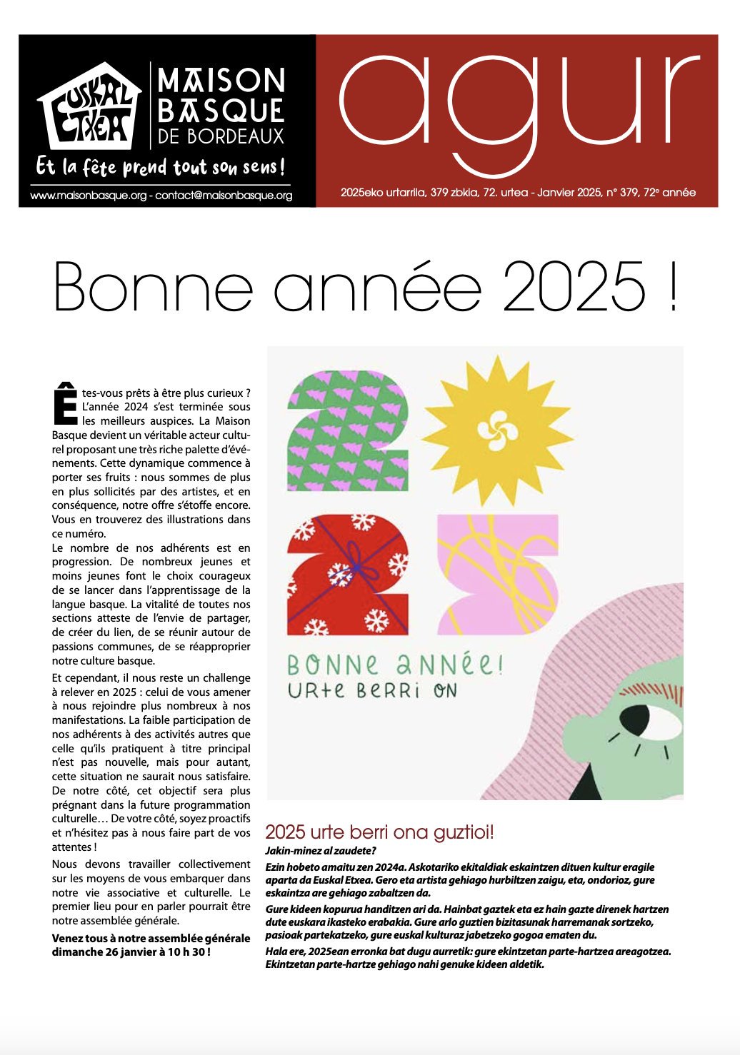 AGUR Janvier 2025
