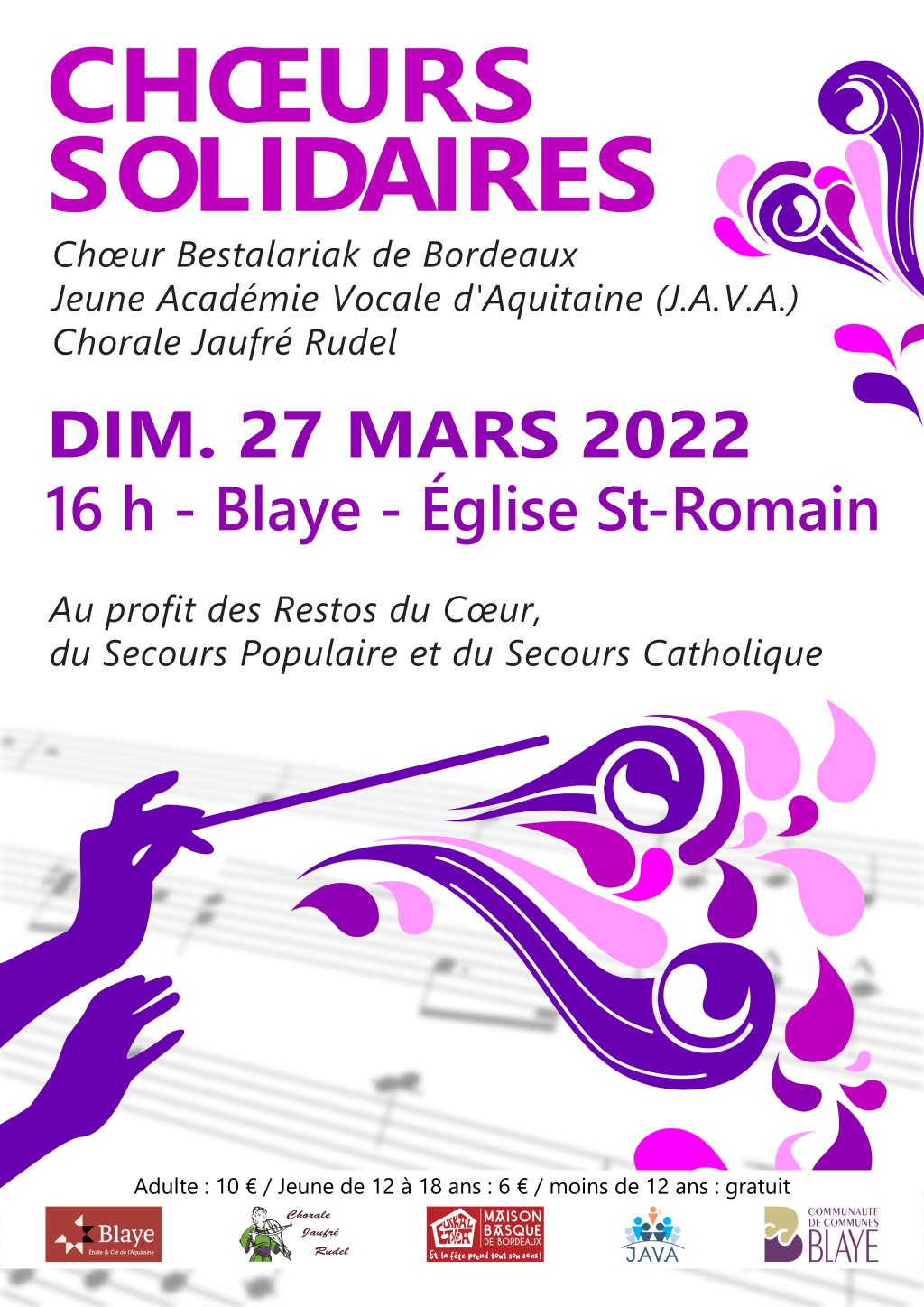 Bestalariak en concert à Blaye le 27 mars 2022
