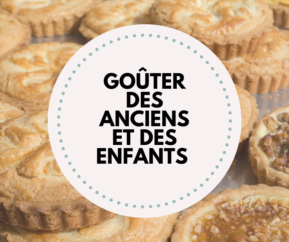 Olentzero, Goûter des anciens et des enfants 