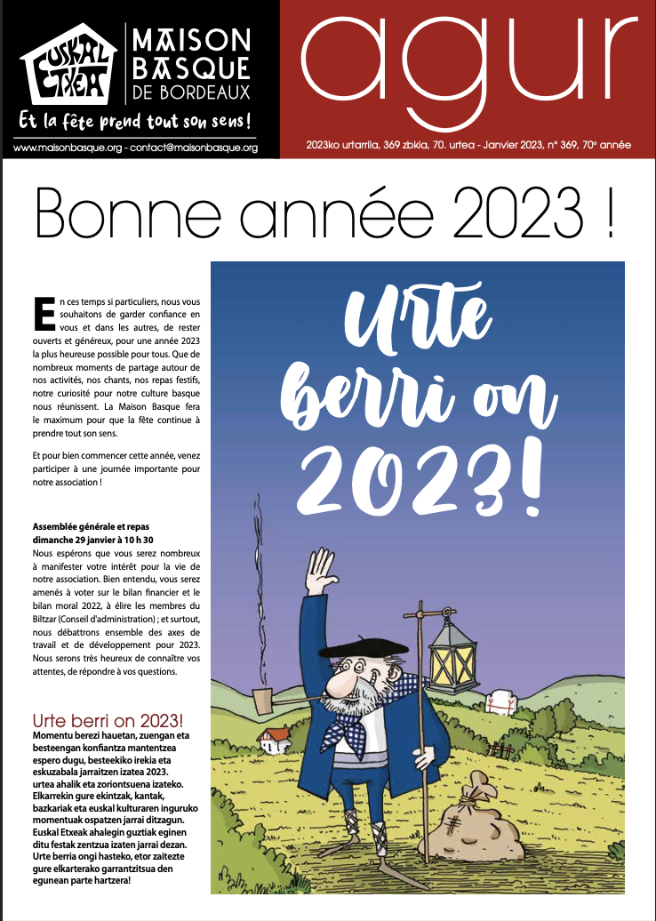 AGUR Janvier 2023