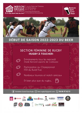 Affiche 2022-2023 Filles